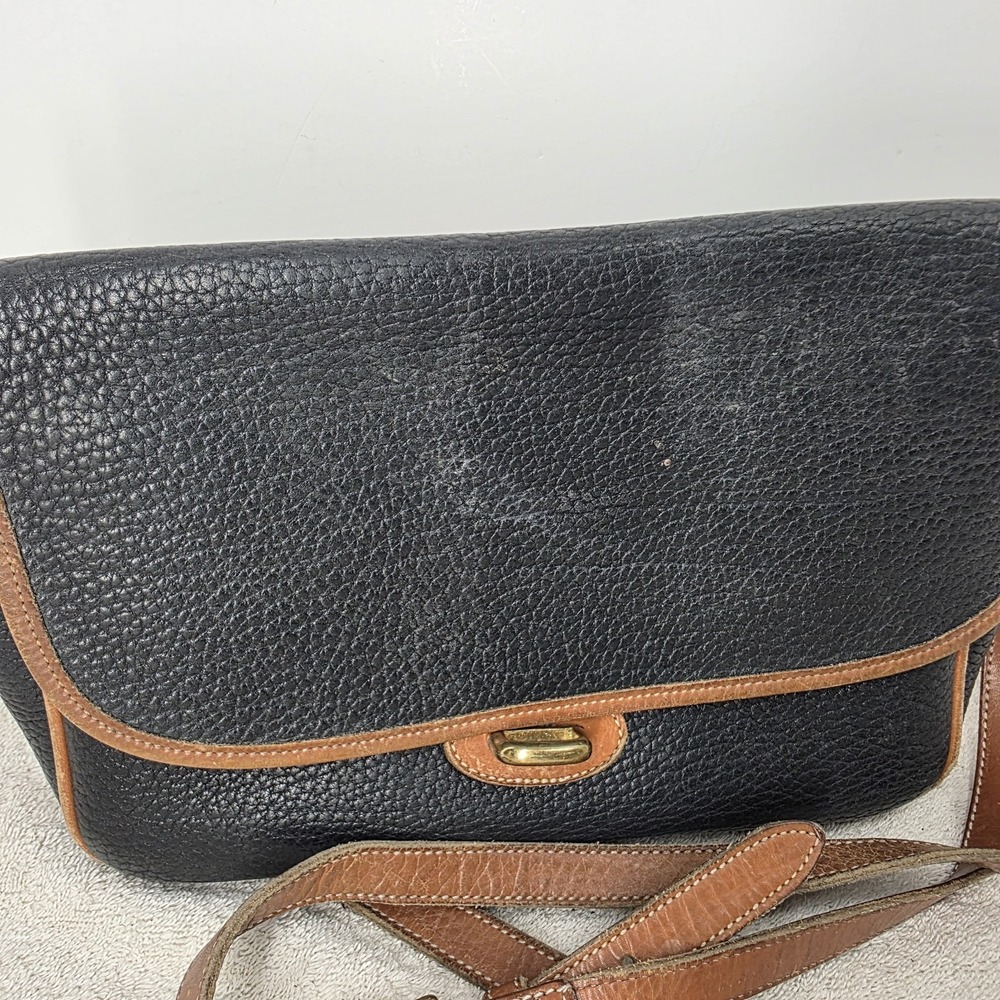 Vintage Dooney & Bourke All-Weather Leather Equestrian Crossbody Bag - Picture 8 of 16